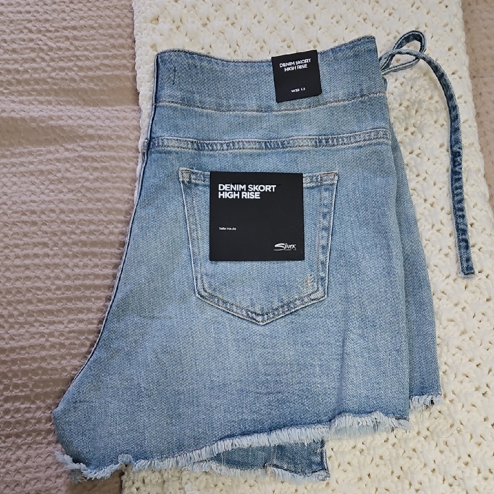 Silver Jeans Co. Denim Skort High Rise